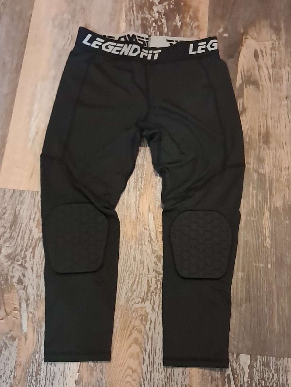 Kids Black Padded Leggings
